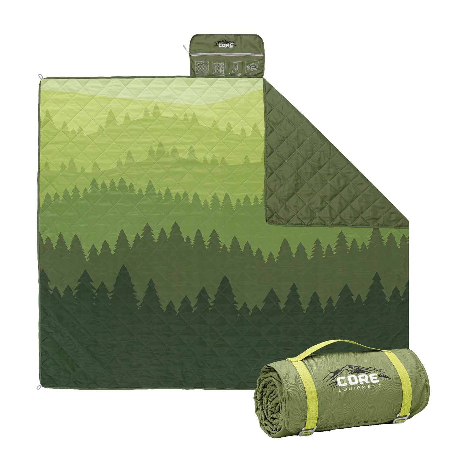 Staydown Anchortech Outdoor Travel Weighted Ground Blanket