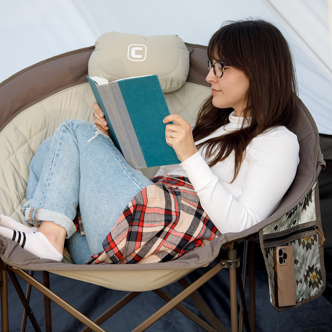 Oversized Padded Round Chair