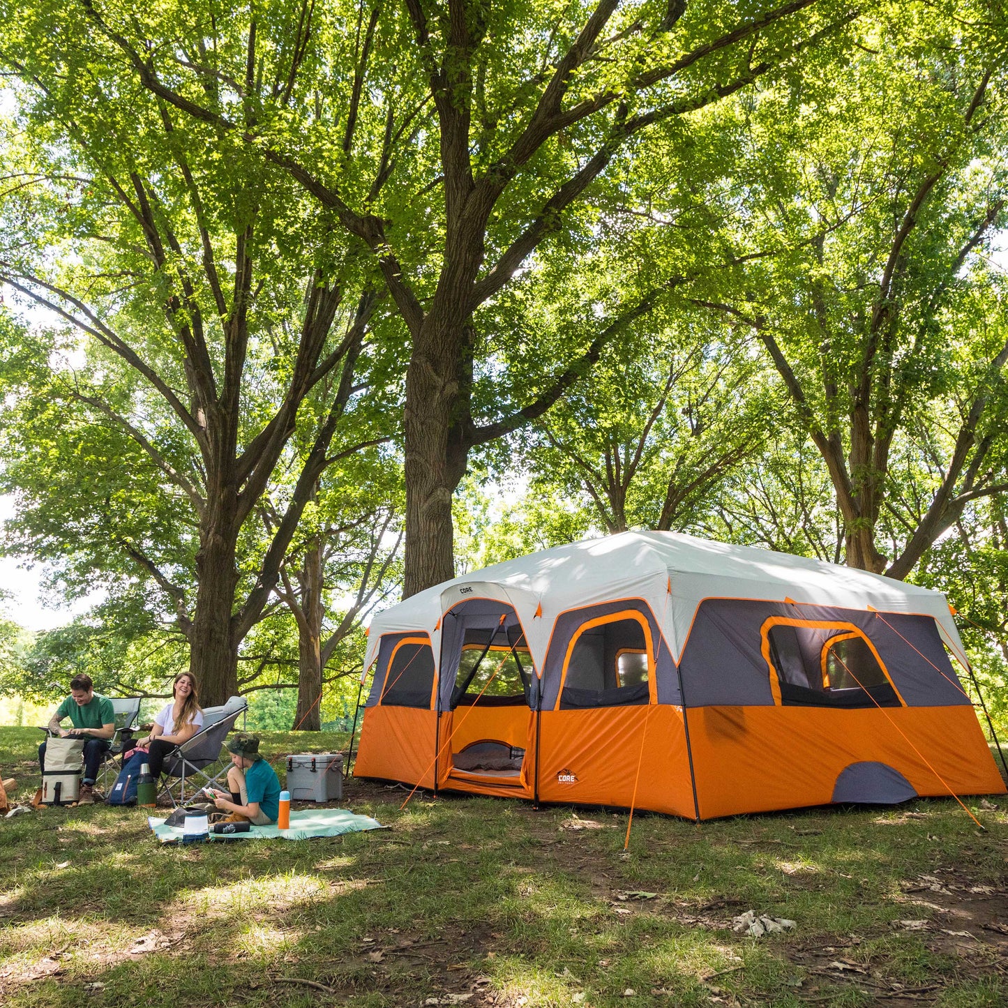 12 Person Straight Wall Cabin Tent 16' x 11'