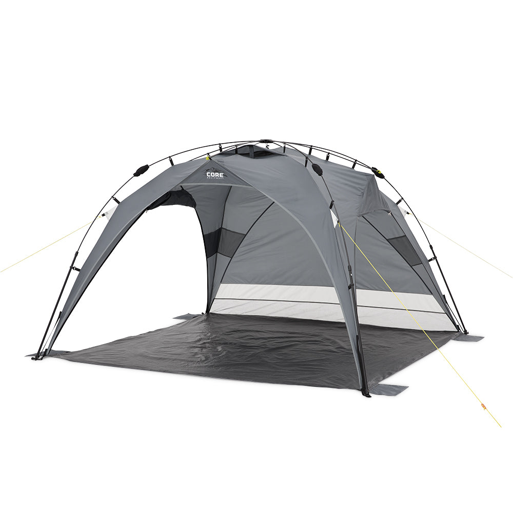 8x8 Instant Sport Shade Dark version with side panels rolled