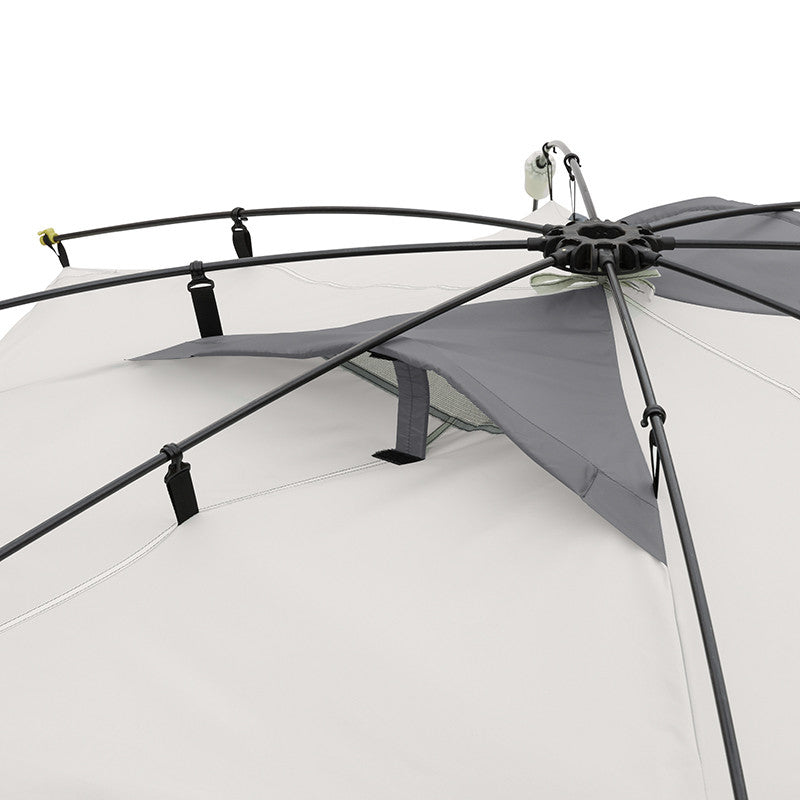 Core Equipment 8x8 Instant Sport Shade Instant Hub at top of shelter