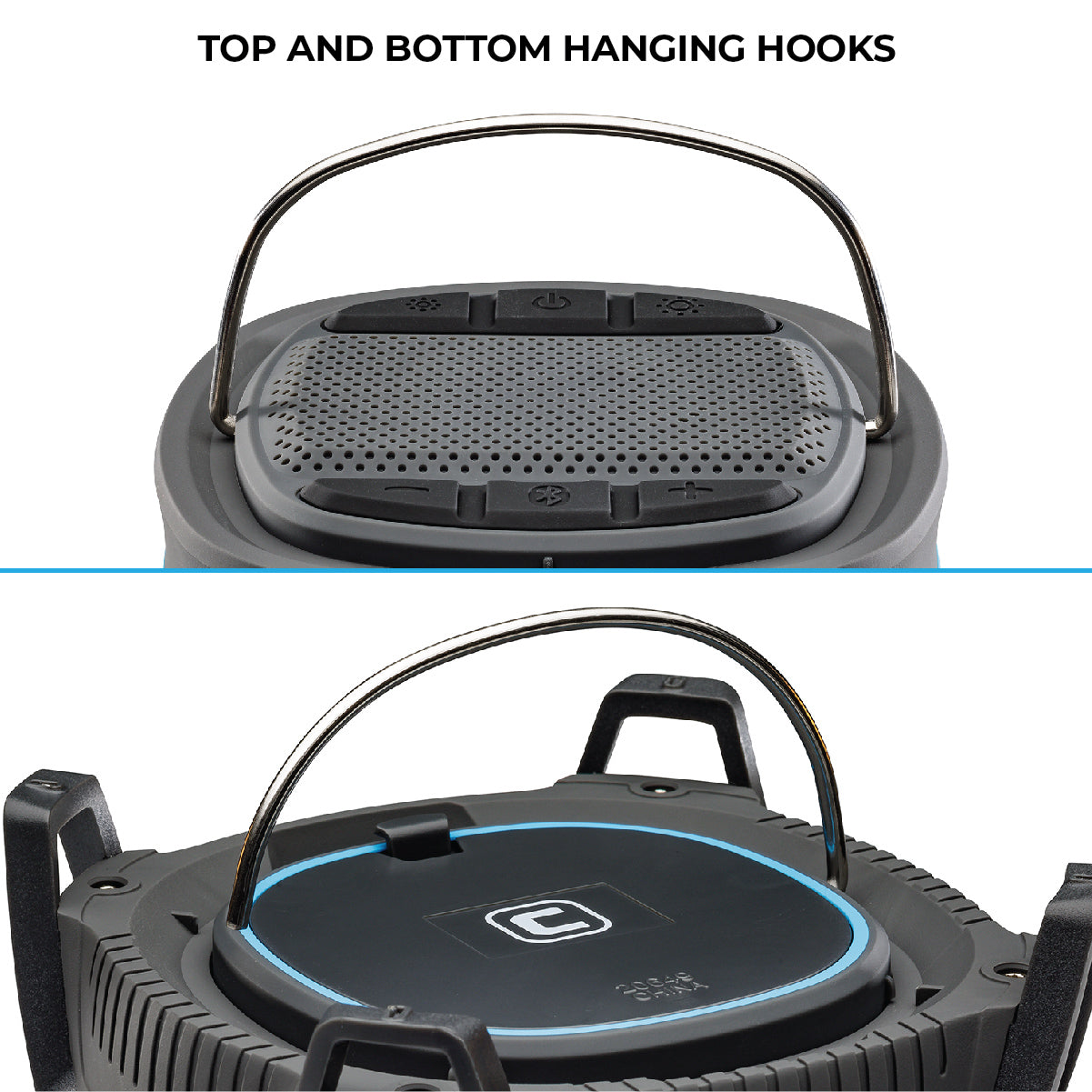 1250 Lumen Rechargeable Lantern with Bluetooth Speaker