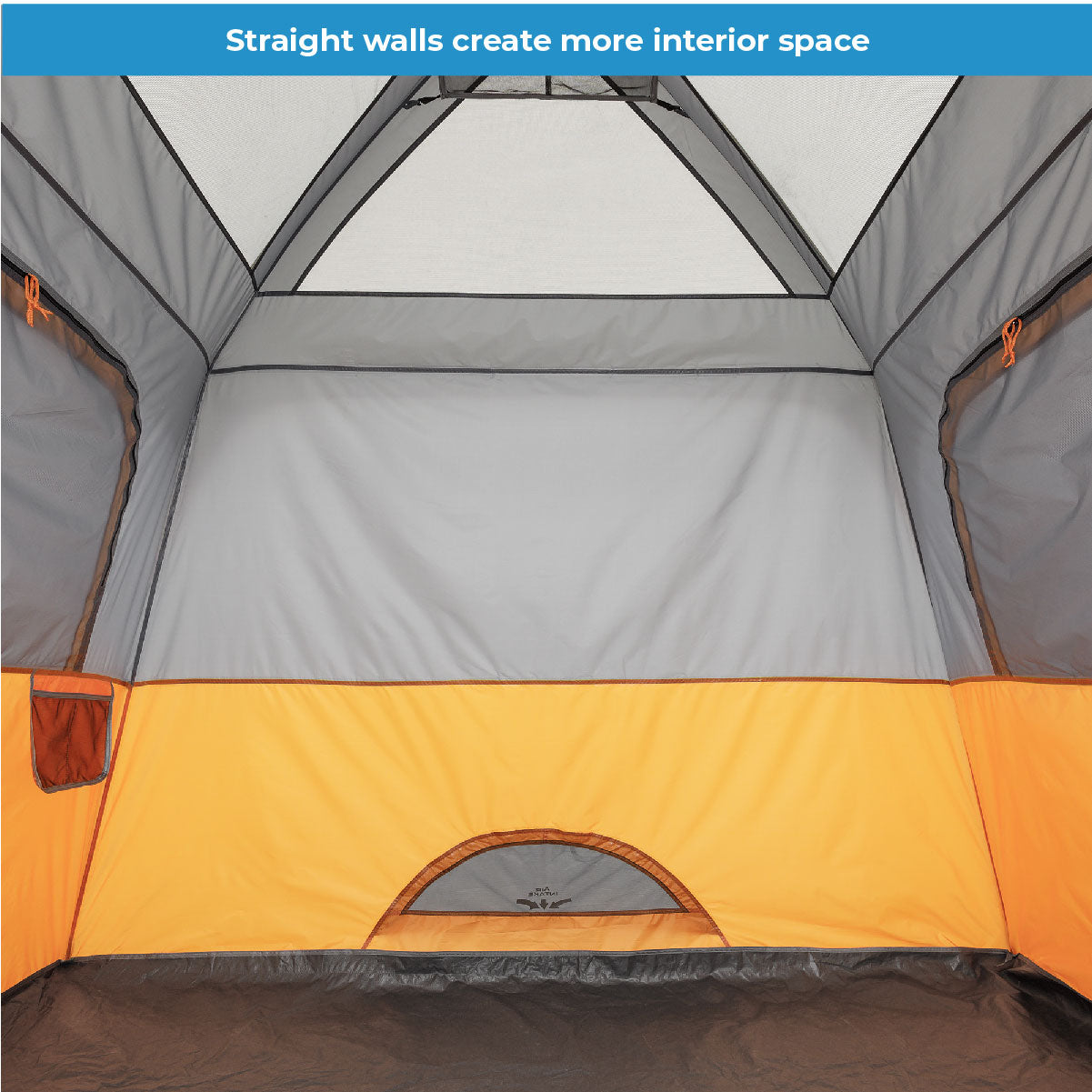 4 Person Straight Wall Cabin Tent 8' x 7'
