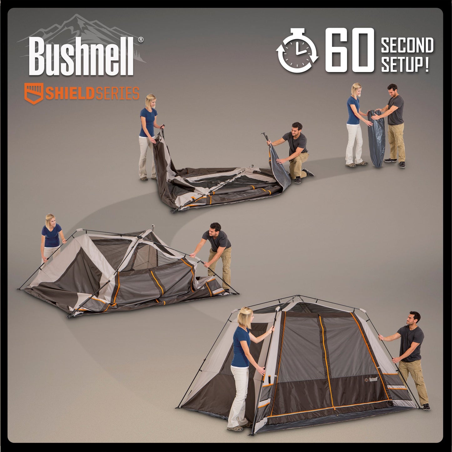 Bushnell 6 Person Instant Cabin Tent