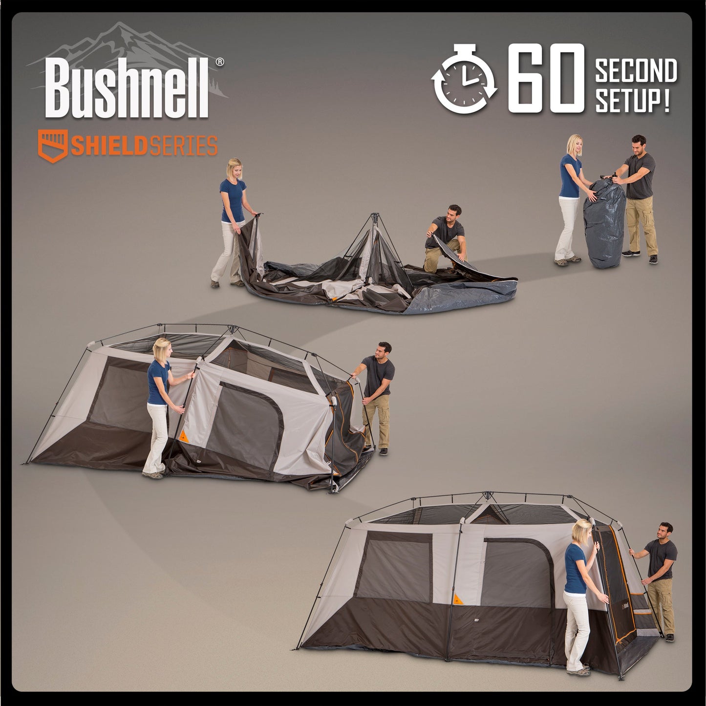 Bushnell 9 Person Instant Cabin Tent