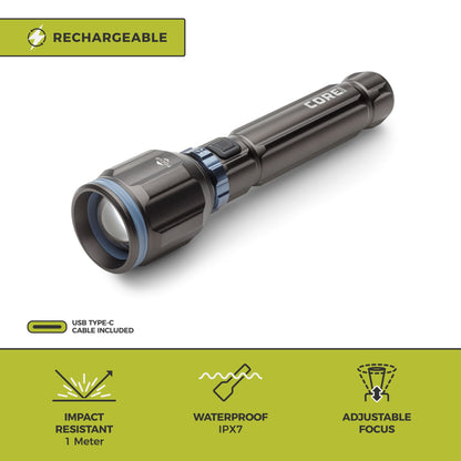 3000 Lumen Rechargeable Flashlight
