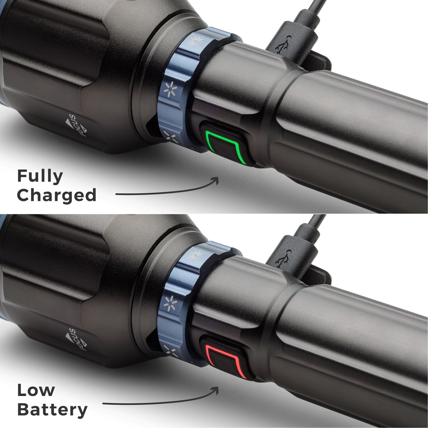 3000 Lumen Rechargeable Flashlight
