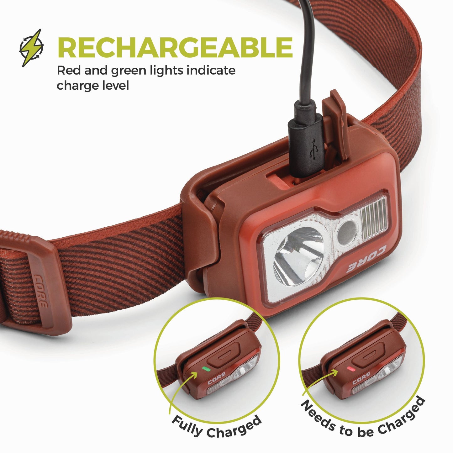 600 Lumen Rechargeable Headlamp