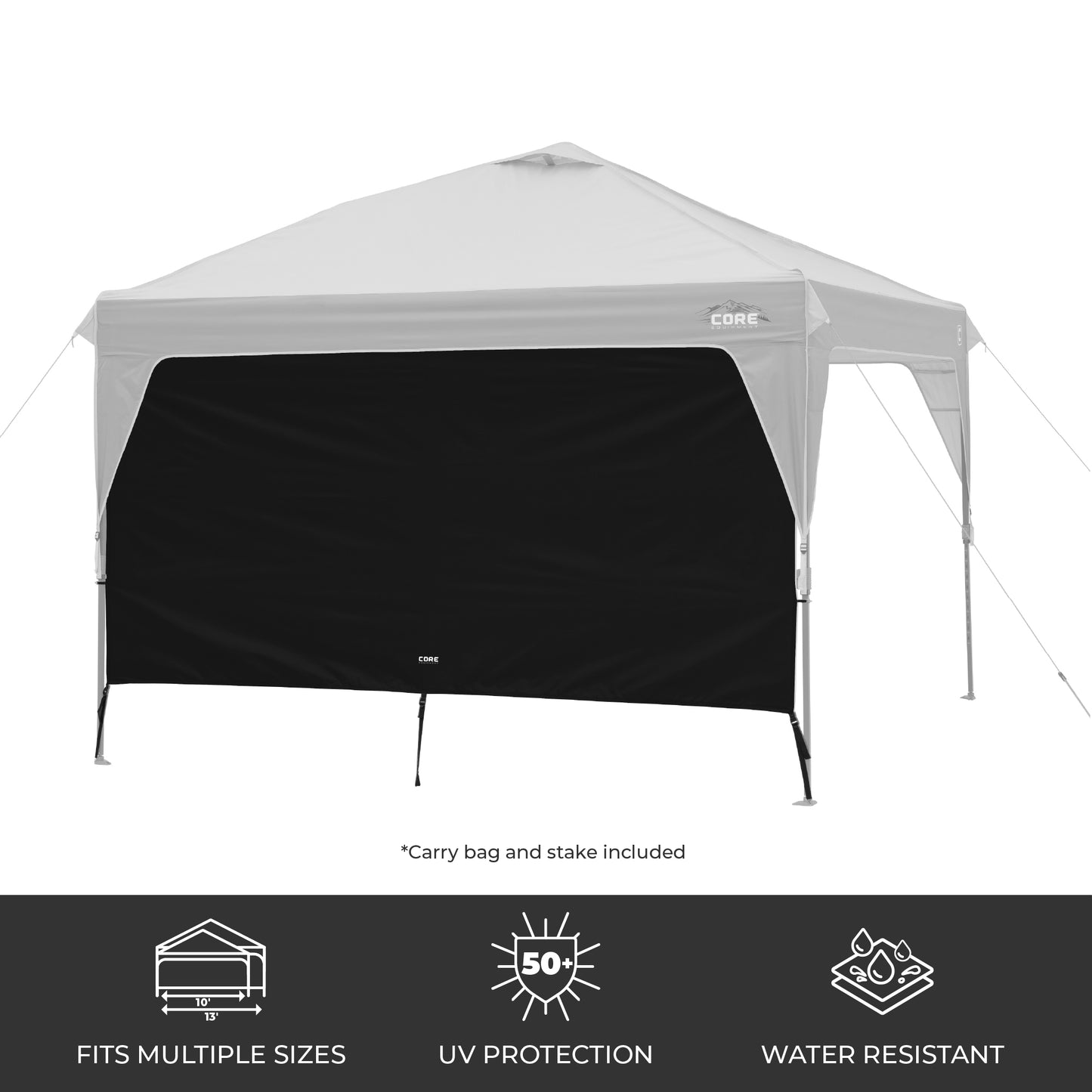 10' x 10' & 13' x 13' Canopy Sun Wall Accessory