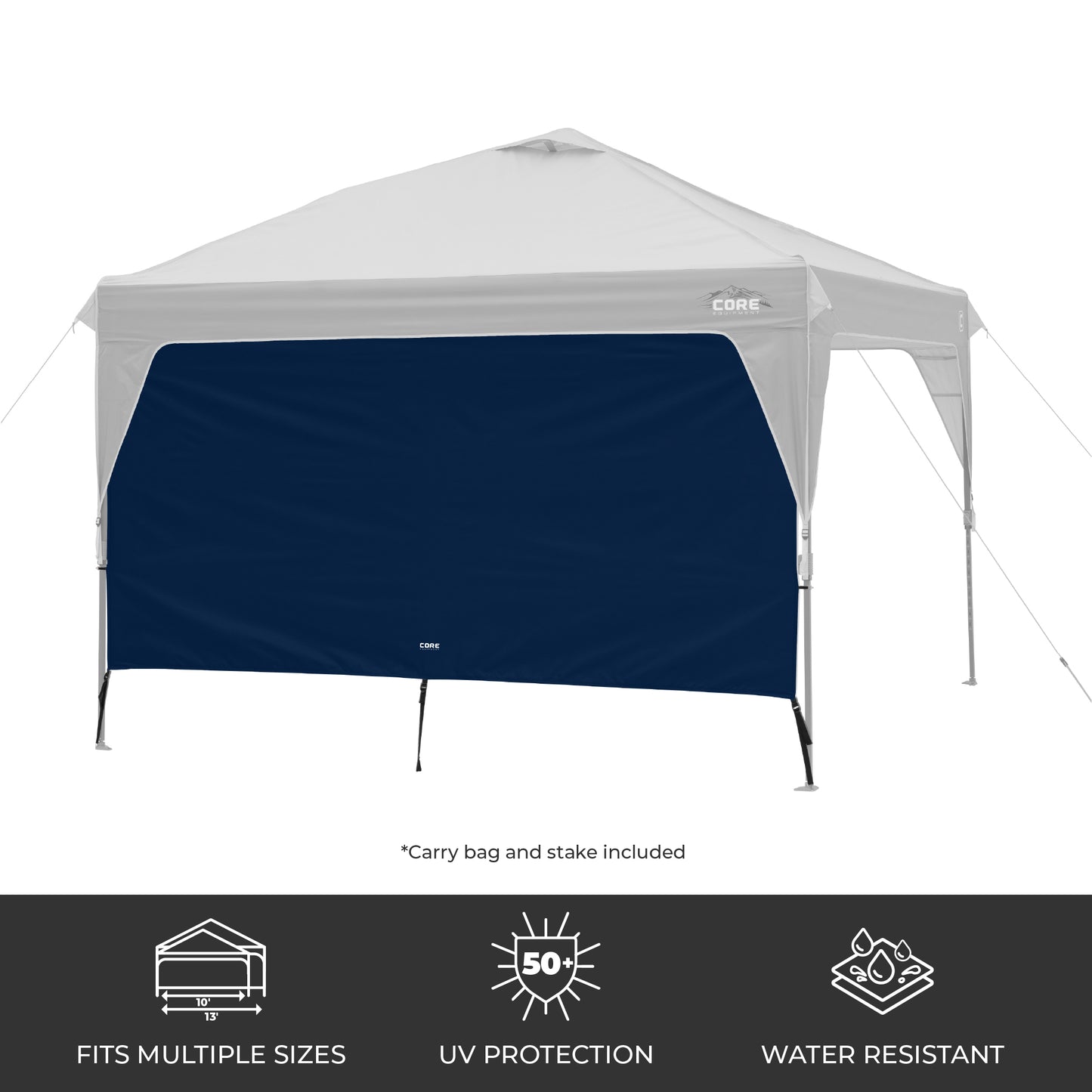 10' x 10' & 13' x 13' Canopy Sun Wall Accessory