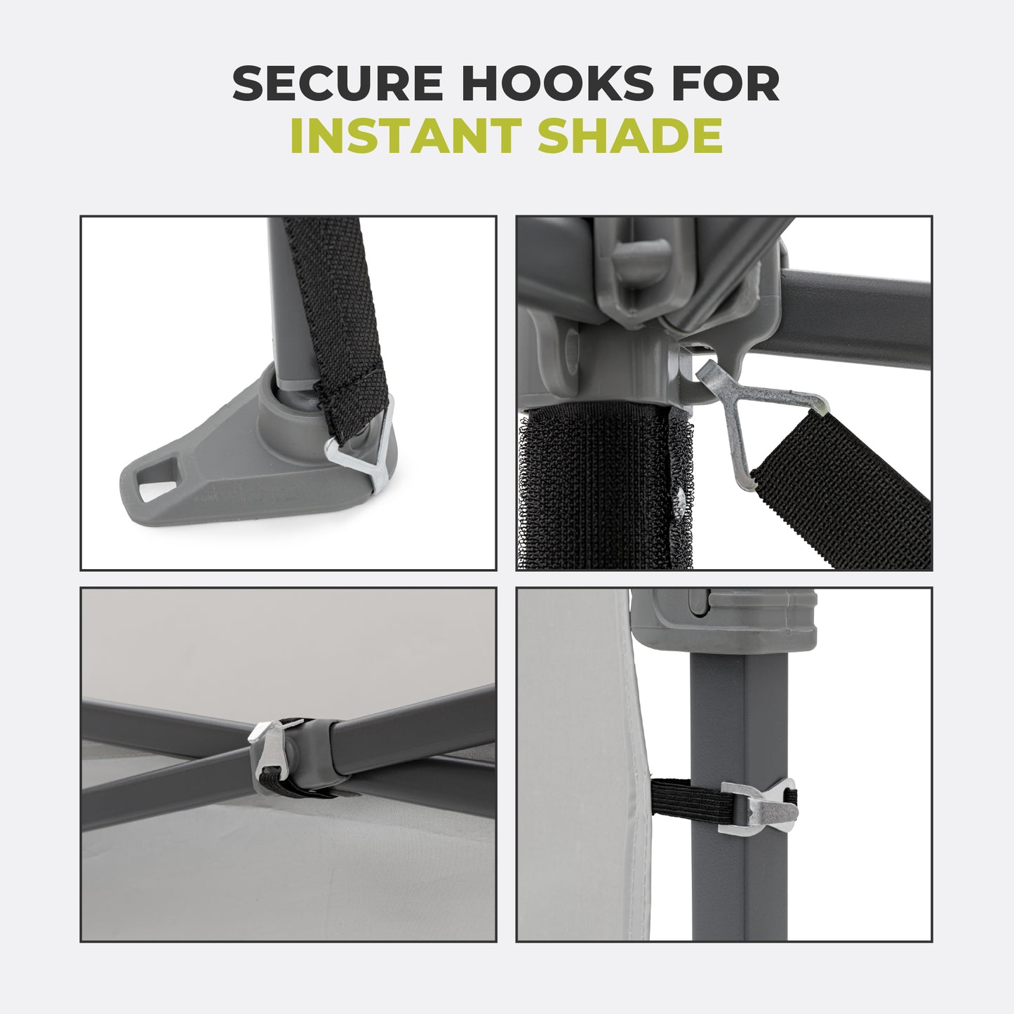 10' x 10' & 13' x 13' Canopy Sun Wall Accessory