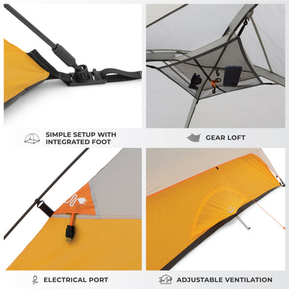 6 Person Dome Tent 10' x 9'