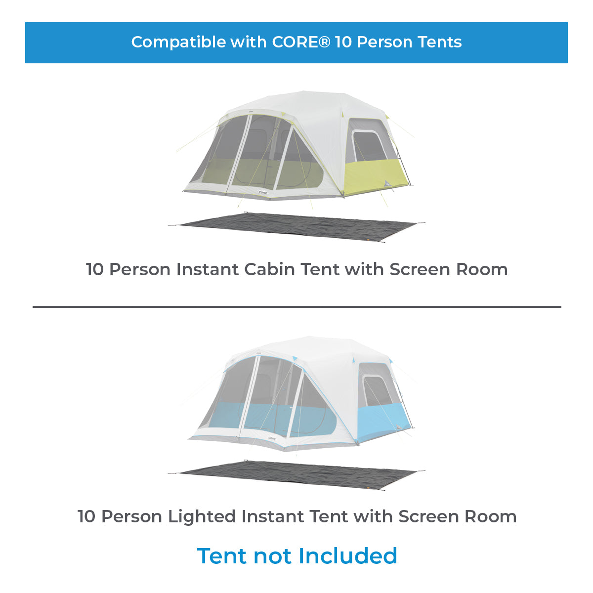 Footprint for 10 Person Tents