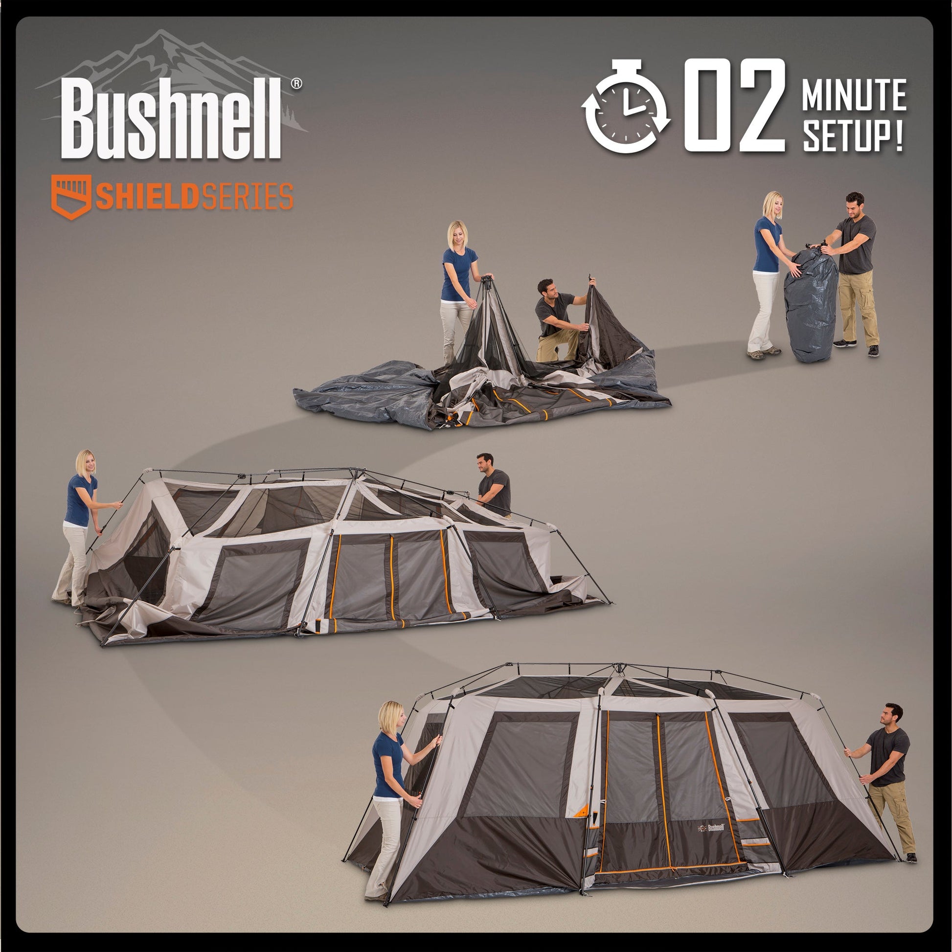 bushnell instant tent Bushnell 12 Person Instant Cabin Tent – I2D Wholesale