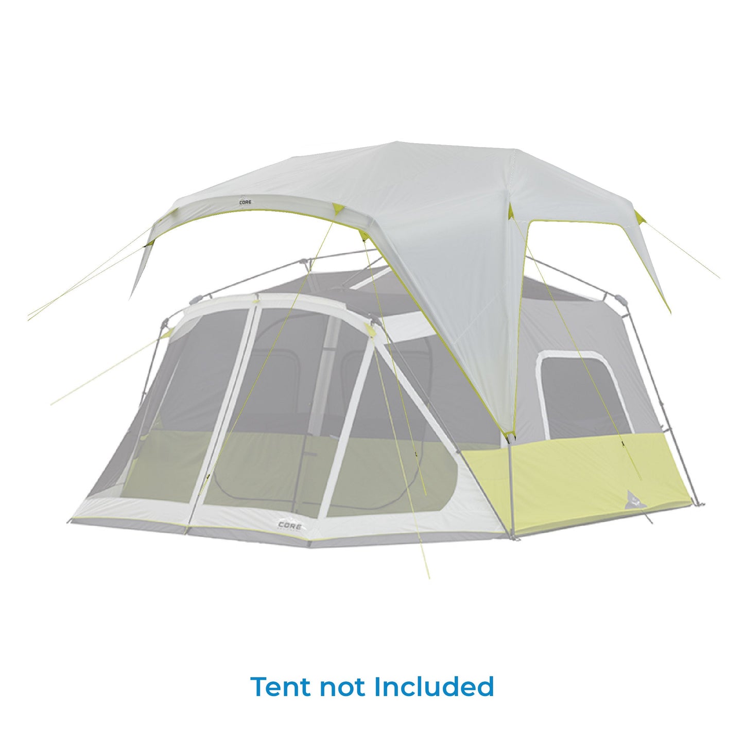 10 Person Instant Cabin Tent with Screen Room Rainfly