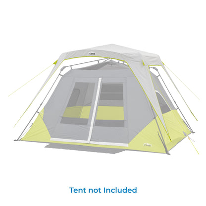 6 Person Instant Cabin Tent with Awning Rainfly