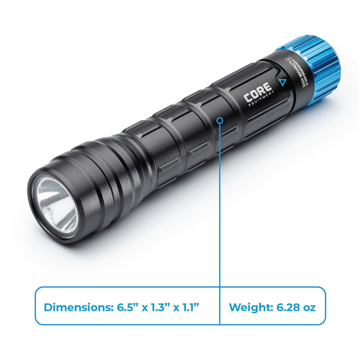 1000 Lumen Rechargeable Flashlight