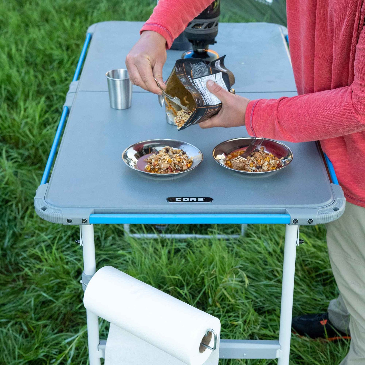 4 Foot Outdoor Table with FlexRail